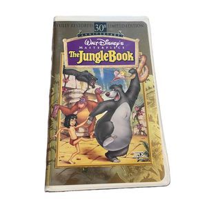 Walt Disney Home Video VHS Fully Restored 30th Limited Edition The Jungle Book